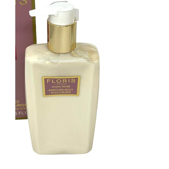 Floris London China Rose Enriched Body Moisturizer 8,5 FL OZ New In Box Retired